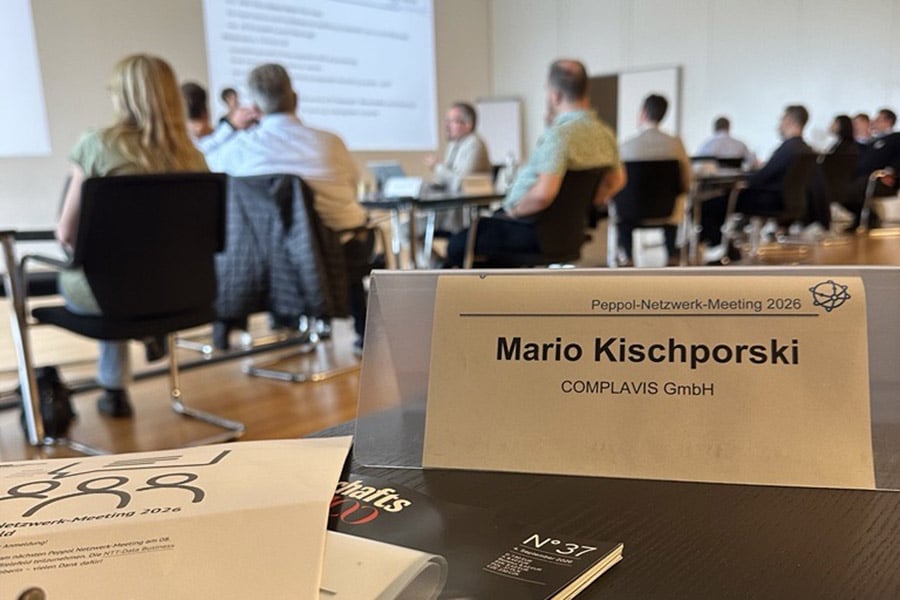 COMPLAVIS® beim 6. Peppol-Netzwerktreffen in Bielefeld