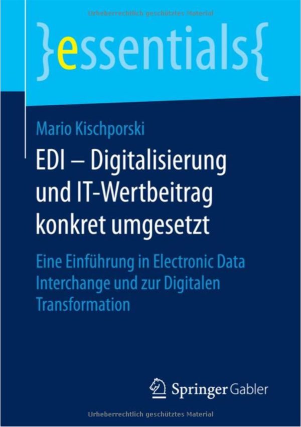 Buchcover: EDI - Digitalisierung und IT-Wertbeitrag konkret umgesetzt